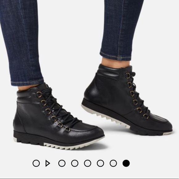 Sorel Shoes - SOREL Harlow Lace Bootie in Black